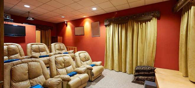 A home theater.