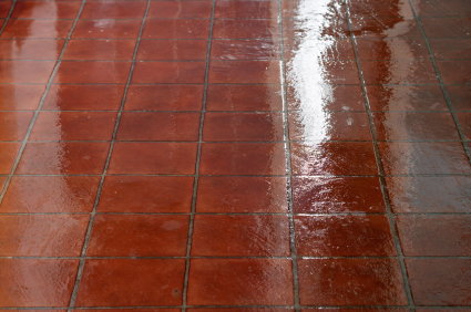 tile pattern brick colored vinyl flooring
