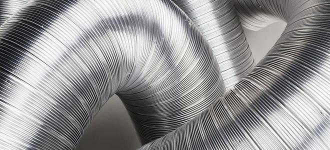 Flexible ductwork. 