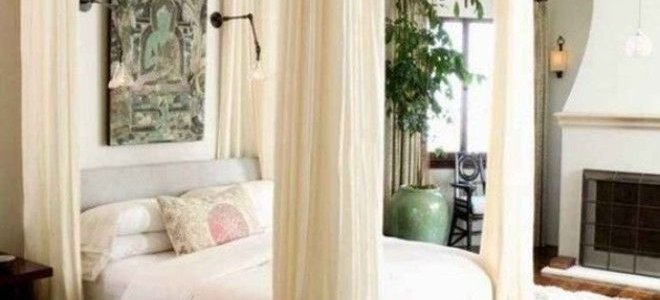 How to Hang a Bed Canopy from Vaulted Ceilings ...