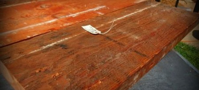 Reclaimed lumber, ready to become a table