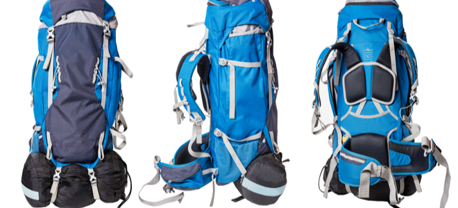 travel backpack for sleeping bag