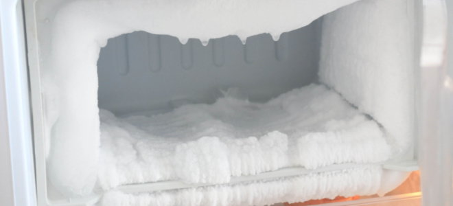 frosted freezer