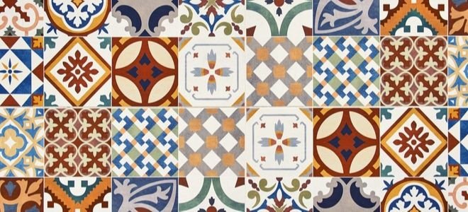 colorful ceramic tiles with intricate designs