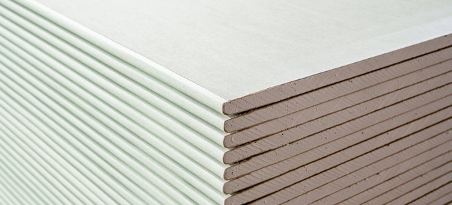 drwall sheets stacked