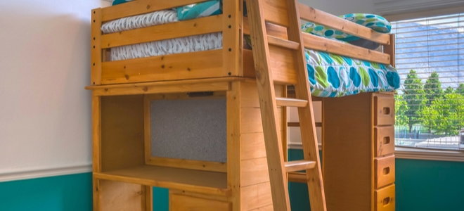 How To Build A Ladder For Bunk Bed, Angled Bunk Bed Ladder Hooks