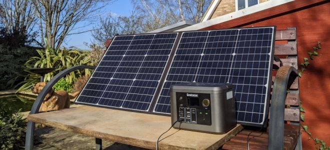 portable solar power station
