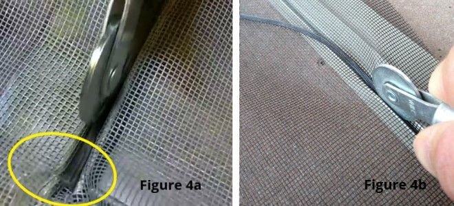 screen repair with hand tool