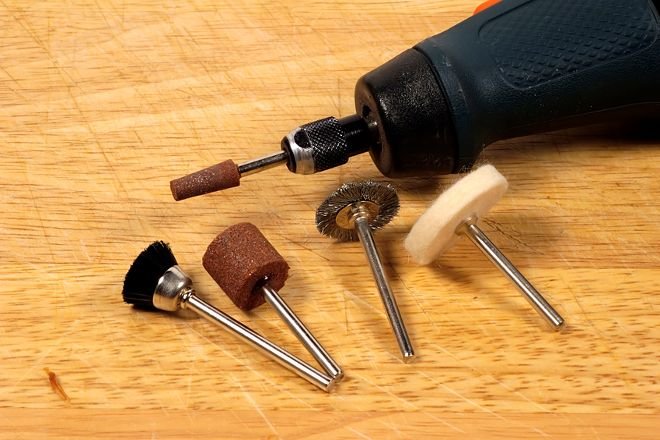 Dremel tool with attachments