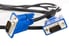 A VGA monitor cable on a white background.