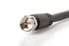 Coaxial cable on a white background.
