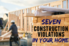 A construction site with the words "Seven construction violations in your home."
