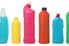 assorted detergent bottles