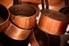 hanging copper pots