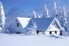 country house covered in snow