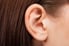 close up of human ear