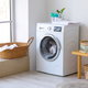 small dryer in laundry room