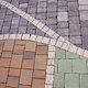 Paver stones in various colors.