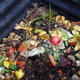 A bin of compost. 