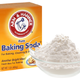 box of baking soda with a bowl next to it