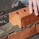 installing a brick wall