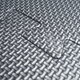 Grey interlocking mat on garage floor
