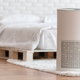air purifier in bedroom