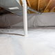 a crawl space with insulation and water barriers