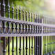 Length of wrought iron fencing