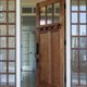 Wooden front door