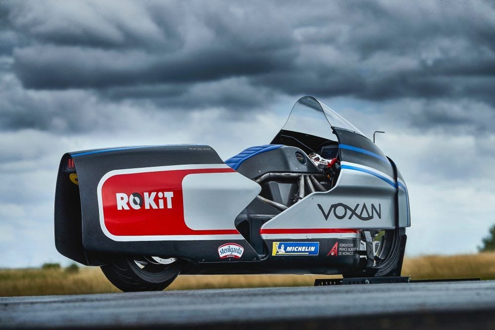 The new Voxan Wattman Dry Ice-Cooled Electric Motorcycle.
