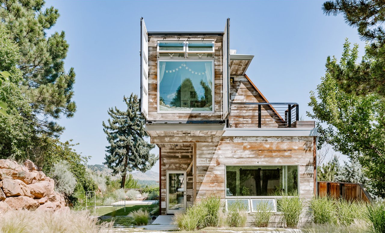Modern Handcrafted Shipping Container House for Sale in Colorado