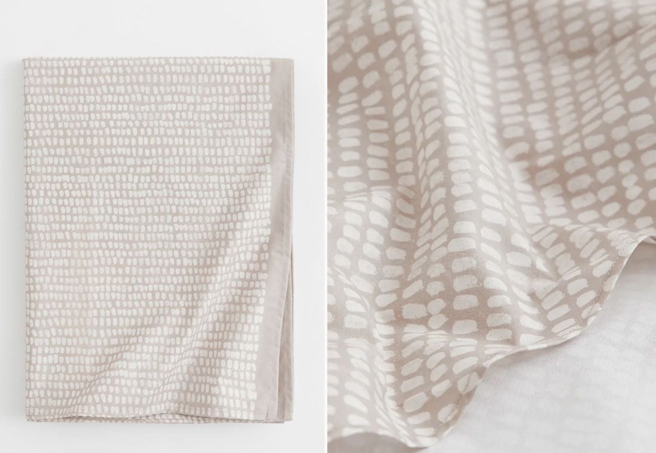 H&M's Seagrass Cotton Tablecloth
