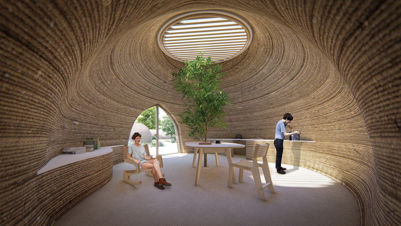 TECLA: A 3D-Printed Dome Home Made of Locally-Sourced Raw Earth