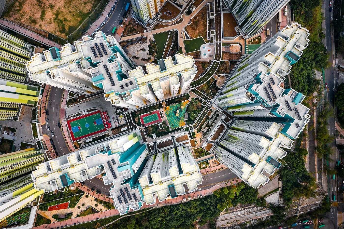 Aerial shot of Hong Kong by Andy Yeung.