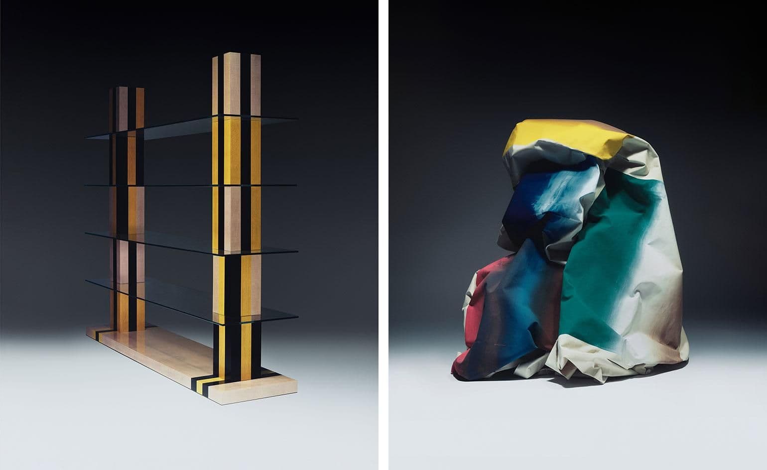Exciting sculptural pieces from designer Jonathan Saunders' Debut Furniture Collection.