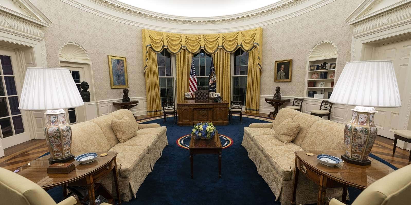 President Biden's Oval Office Decor