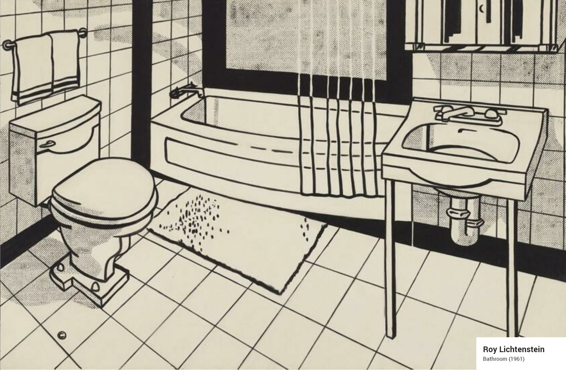 Roy Lichtenstein's iconic 1961 