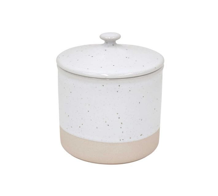 Stoneware kitchen canister from Pottery Barn