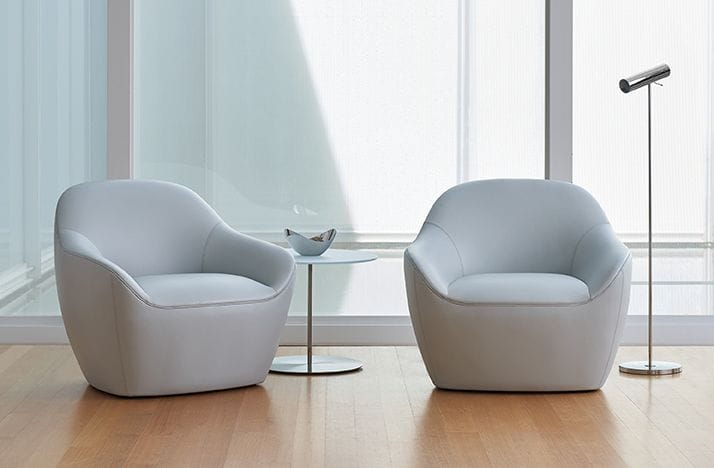 Comfortable chairs from actor Terry Crews' new Becca furniture collection 