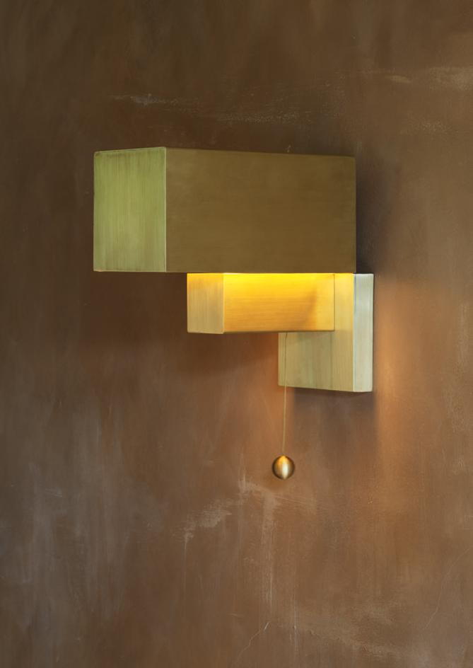 The Block Sconce fixture featured in Workstead's new 