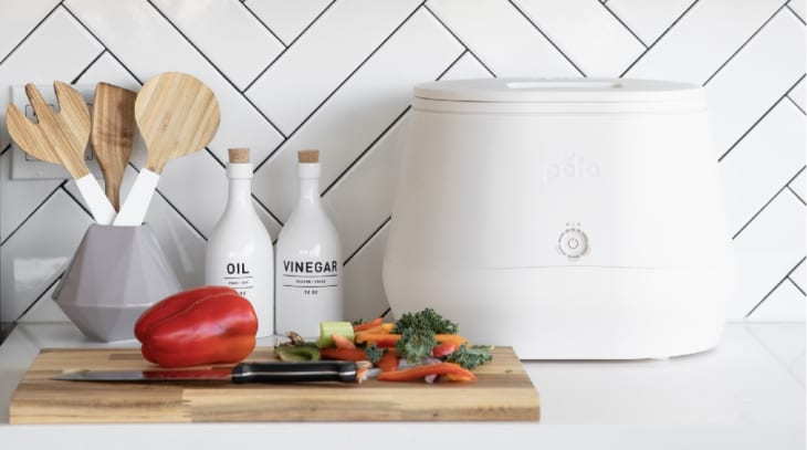 The Lomi countertop composter from Pela makes quick work of your food waste.