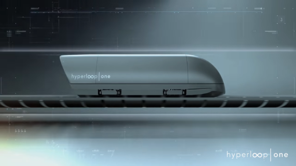 Side view of a Hyperloop passenger pod? 
