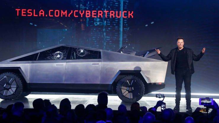 Elon Musk unveils the Tesla Cybertruck