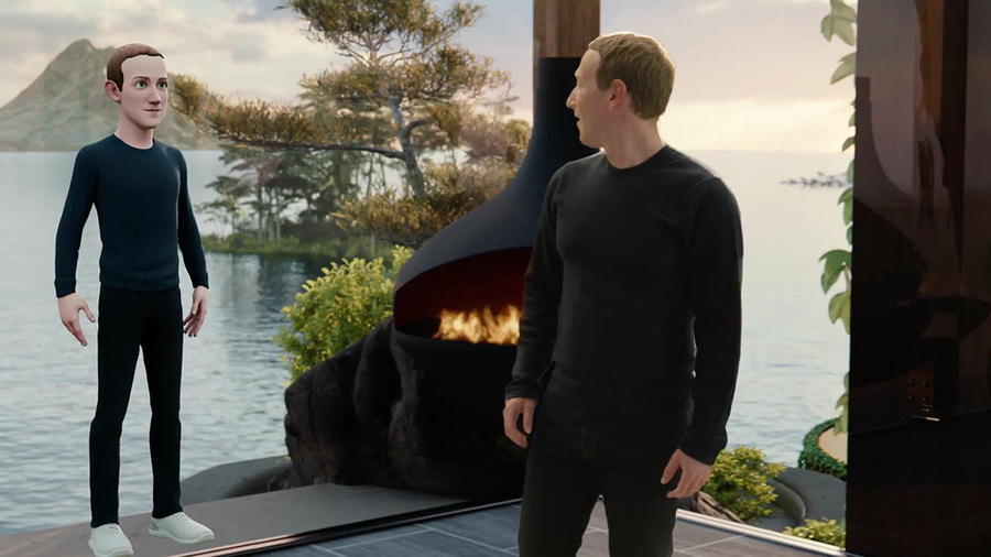 Mark Zuckerberg creepily interacts with the 3D 