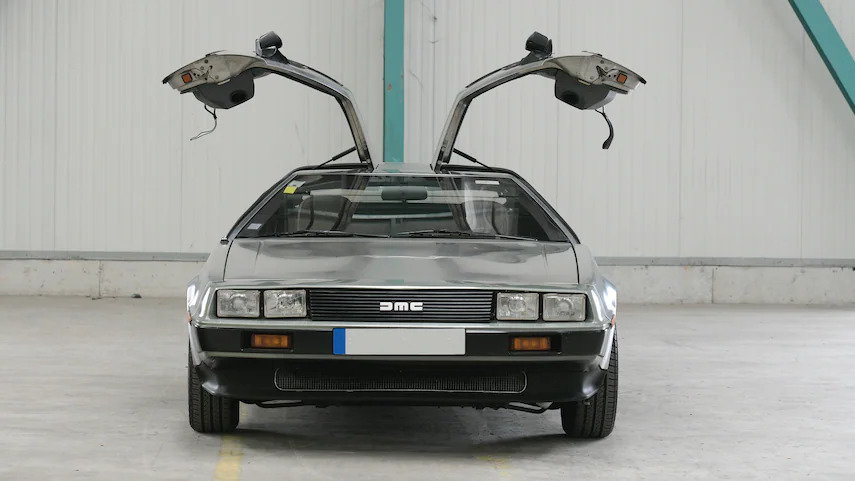 Classic DeLorean from the 1980s.