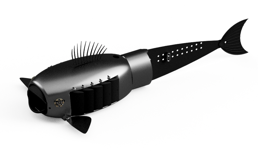 The Gillbert Robotic fish design is currently available as free, open-source CAD files for anyone to 3D print.