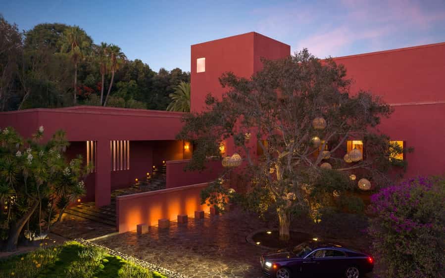 A vivid $77 Million LA Mansion by architecture icon Ricardo Legorreta, 
