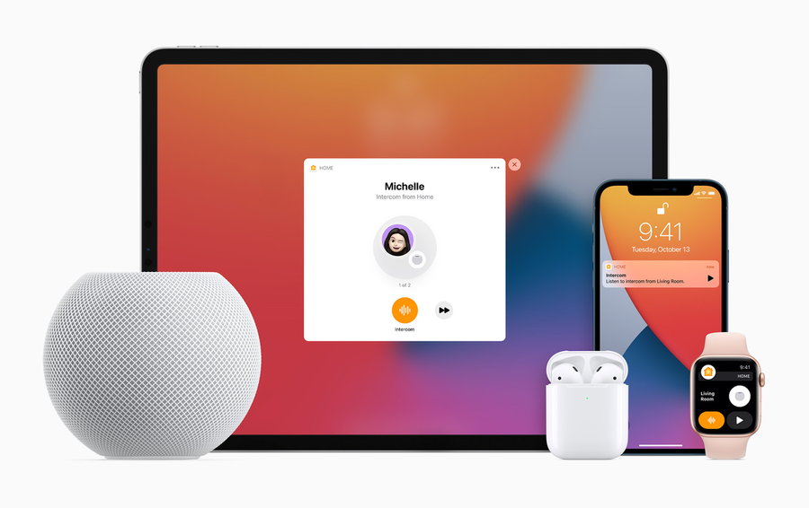 Use the Apple HomePod Mini to wirelessly link up all the Apple devices in your home. 