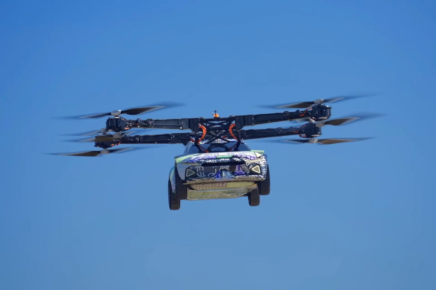 October 24th test flight for XPeng's AeroHT X3 flying car prototype.